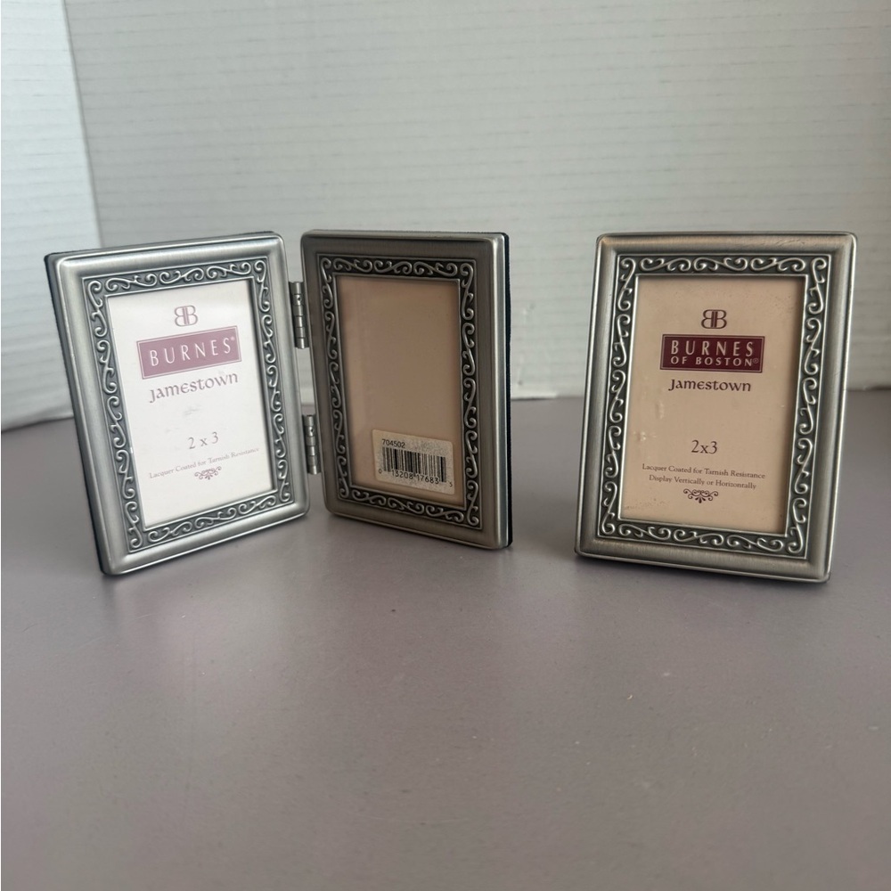Burnes of Boston Elegant Silver Frames